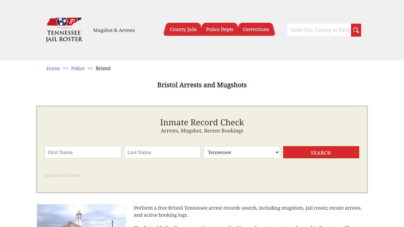 Bristol Arrests and Mugshots - Jail Roster Search